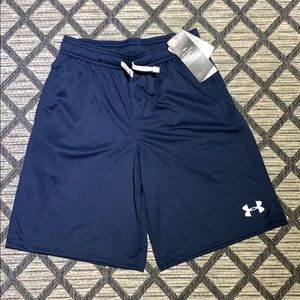 Boys Under Armour navy shorts